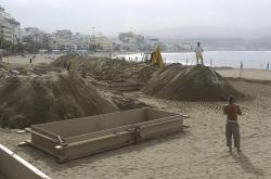 El belén de arena más grande de España